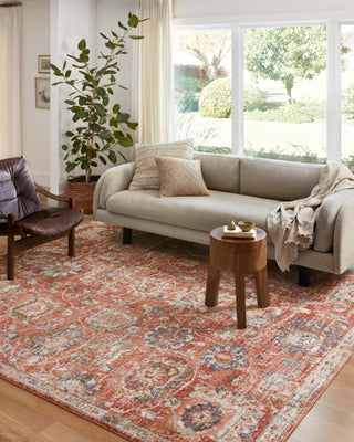 Loloi II Saban SAB-08 Rust/Multi Area Rug Lifestyle Image Feature