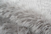 Momeni Sable Faux Fur SBL-1 Grey Area Rug Pile Image