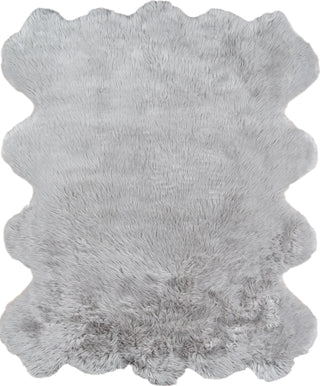 Momeni Sable Faux Fur SBL-1 Grey Area Rug main image