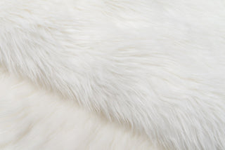 Momeni Sable Faux Fur SBL-1 Ivory Area Rug Pile Image