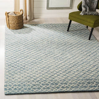 Safavieh Abstract 203 Blue/Ivory Area Rug Room Scene Feature