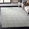 Safavieh Abstract 602 Ivory/Dark Grey Area Rug Room Scene Feature