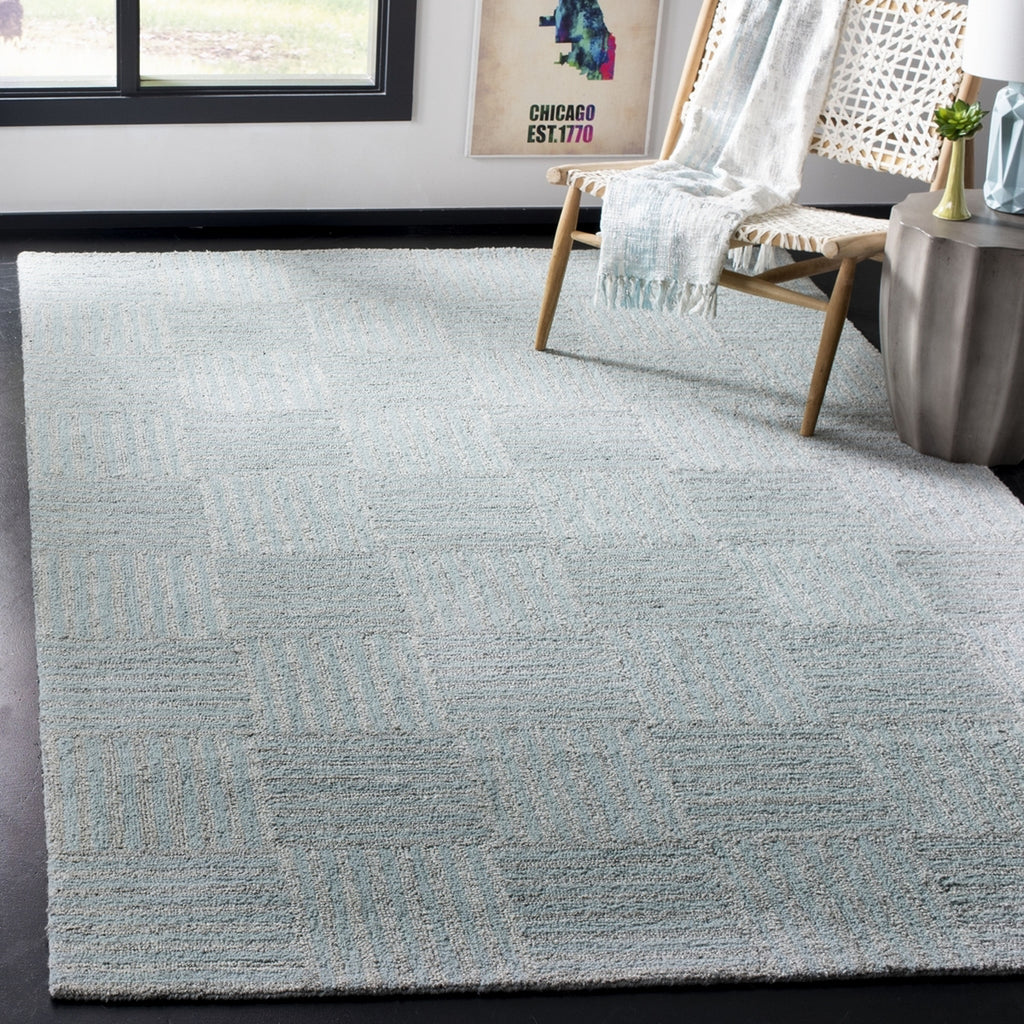 Safavieh Abstract 602 Blue/Grey Area Rug Room Scene Feature