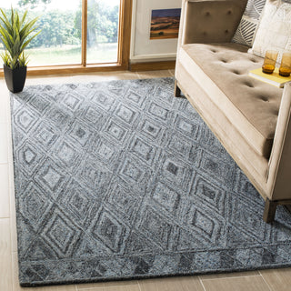 Safavieh Abstract 618 Blue/Black Area Rug Room Scene Feature