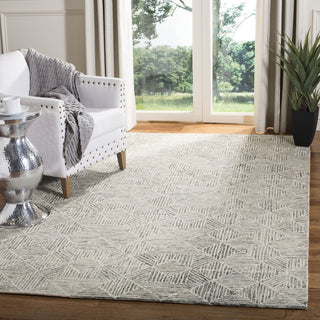 Safavieh Abstract 763 Light Green Area Rug Room Scene Feature