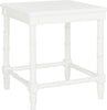 Safavieh Liviah Modern Coastal 22'' H Bamboo Accent Table White Furniture 