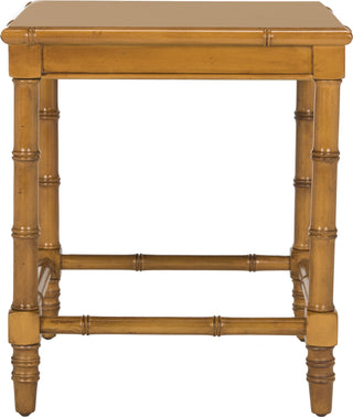 Safavieh Liviah Coastal 22'' H Bamboo Accent Table Brown Furniture main image