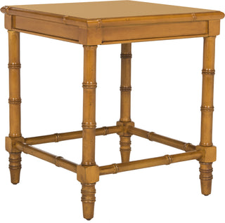 Safavieh Liviah Coastal 22'' H Bamboo Accent Table Brown Furniture 