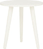 Safavieh Orion Round Accent Table Distressed White Furniture main image