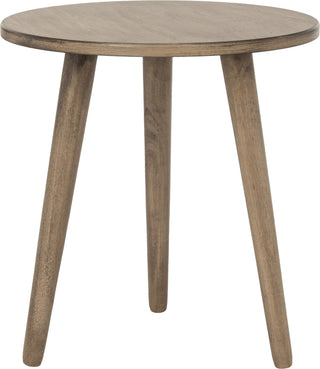 Safavieh Orion Round Accent Table Desert Brown Furniture 