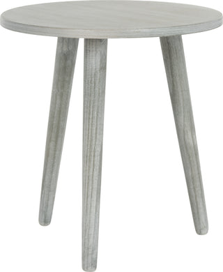 Safavieh Orion Round Accent Table Slate Grey Furniture 