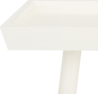 Safavieh Nonie Tray Accent Table Distressed White Furniture 