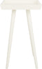 Safavieh Nonie Tray Accent Table Distressed White Furniture 