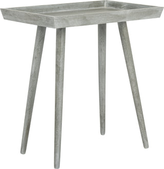 Safavieh Nonie Tray Accent Table Slate Grey Furniture 