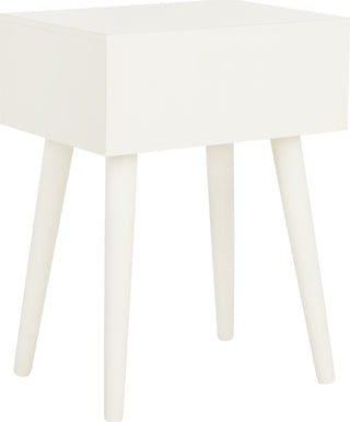 Safavieh Lyle Accent Table Distressed White Furniture 