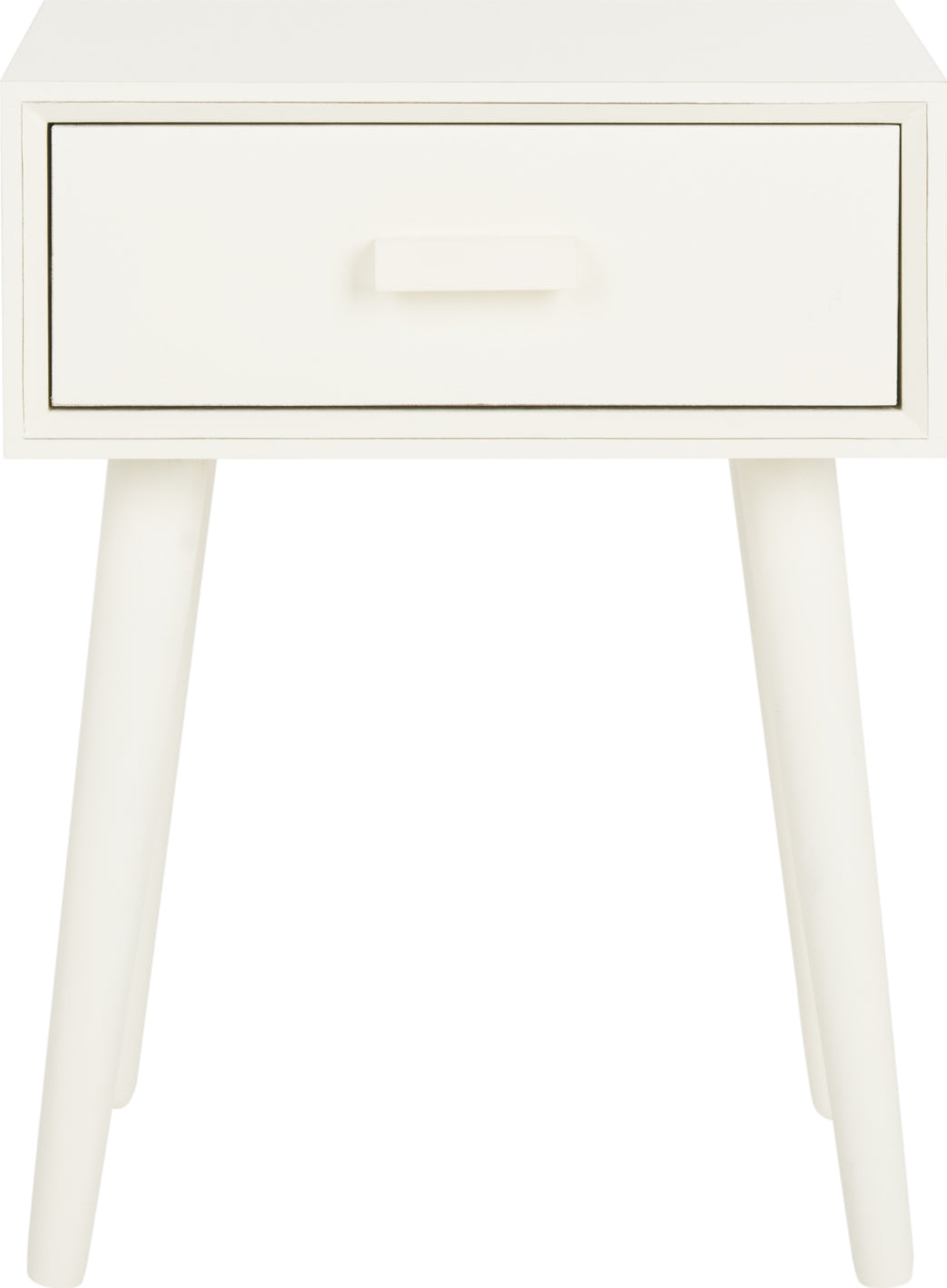 Safavieh Lyle Accent Table Distressed White Furniture main image