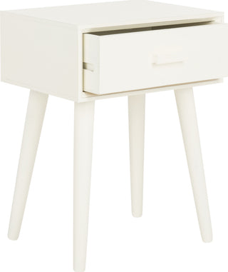 Safavieh Lyle Accent Table Distressed White Furniture 