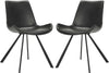 Safavieh Terra Midcentury Modern Dining Chair Black and Furniture 