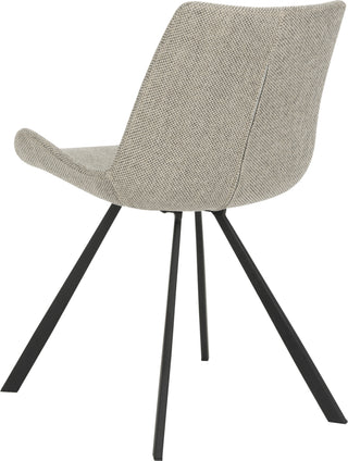 Safavieh Terra Midcentury Modern Dining Chair Light Grey and Black Furniture 