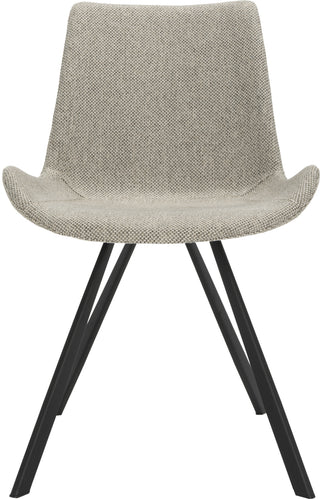 Safavieh Terra Midcentury Modern Dining Chair Light Grey and Black Furniture main image