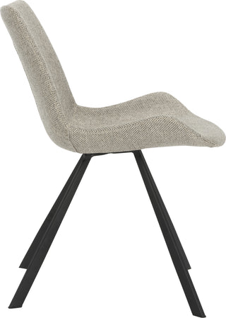 Safavieh Terra Midcentury Modern Dining Chair Light Grey and Black Furniture 