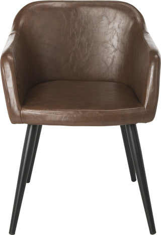 Safavieh Adalena Accent Chair Brown Furniture main image