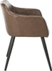 Safavieh Adalena Accent Chair Brown Furniture 