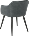 Safavieh Adalena Accent Chair Dark Grey Furniture 
