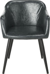 Safavieh Adalena Accent Chair Dark Grey Furniture main image