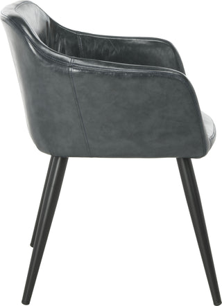 Safavieh Adalena Accent Chair Dark Grey Furniture 