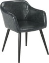 Safavieh Adalena Accent Chair Dark Grey Furniture 
