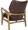 Safavieh Tarly Accent Chair Burgundy and Natural Furniture 