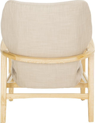 Safavieh Tarly Accent Chair Beige and Natural Furniture 