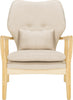 Safavieh Tarly Accent Chair Beige and Natural Furniture main image