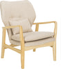 Safavieh Tarly Accent Chair Beige and Natural Furniture 