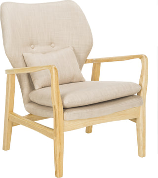 Safavieh Tarly Accent Chair Beige and Natural Furniture 