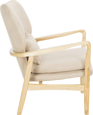 Safavieh Tarly Accent Chair Beige and Natural Furniture 