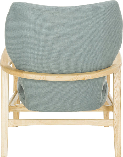 Safavieh Tarly Accent Chair Blue And Natural Incredible Rugs And Decor   S Safavieh Ach9500c Back Grande 