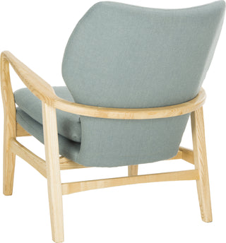 Safavieh Tarly Accent Chair Blue and Natural Furniture 