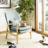 Safavieh Tarly Accent Chair Blue and Natural  Feature