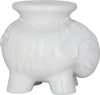Safavieh Elephant Ceramic Stool White Furniture Main