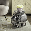 Safavieh Elephant Ceramic Stool Sliver Furniture 