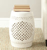 Safavieh Quatrefoil Garden Stool Cream Furniture  Feature