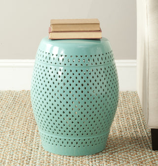 Safavieh Diamond Garden Stool Light Blue Furniture  Feature