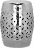 Safavieh Lattice Coin Garden Stool Sliver Furniture main image
