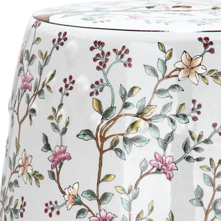 Safavieh Blooming Tree Garden Stool Flower Pattern Furniture 