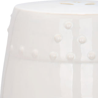 Safavieh Modern Ming Garden Stool Cream Furniture 