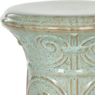 Safavieh Imperial Scroll Garden Stool Re Blue Furniture 