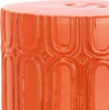 Safavieh Melody Garden Stool Orange Furniture 