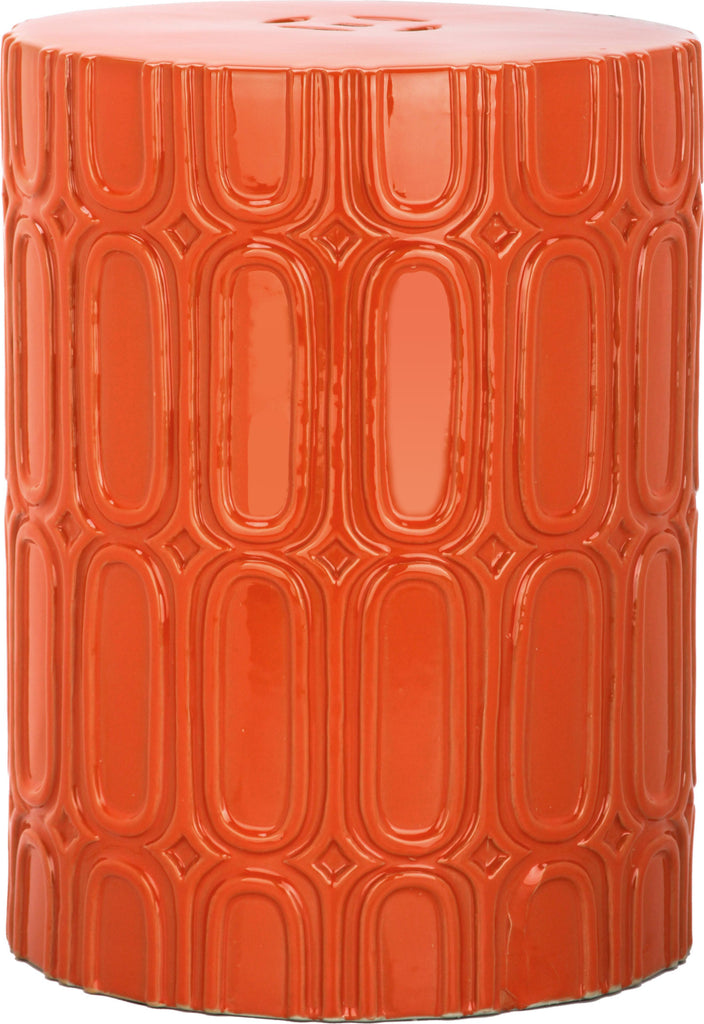 Safavieh Melody Garden Stool Orange Furniture main image